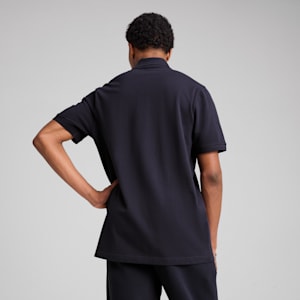 Camiseta tipo polo Essentials de piqué para hombre, New Navy, extralarge